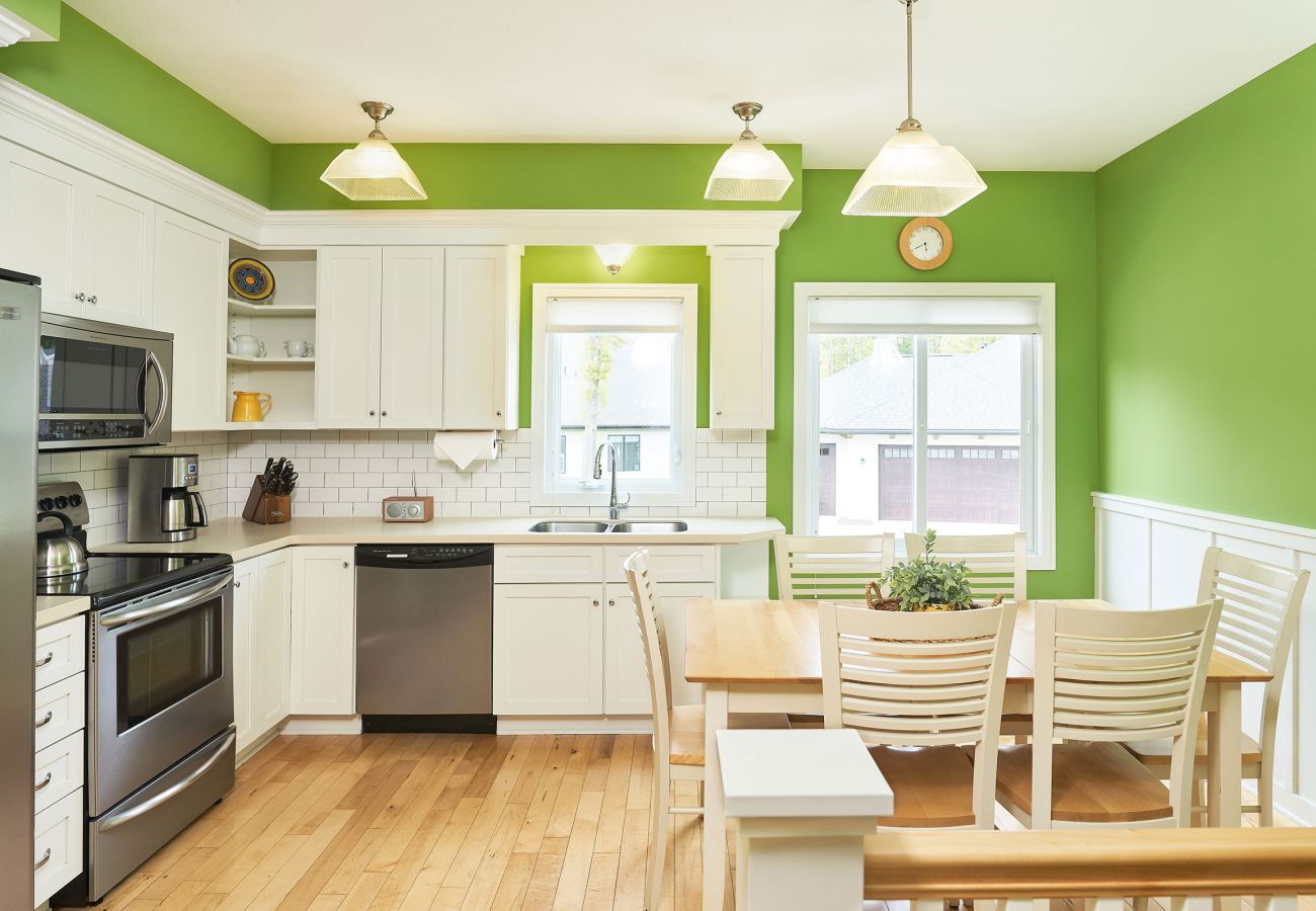 Fully equipped kitchen with appliances 